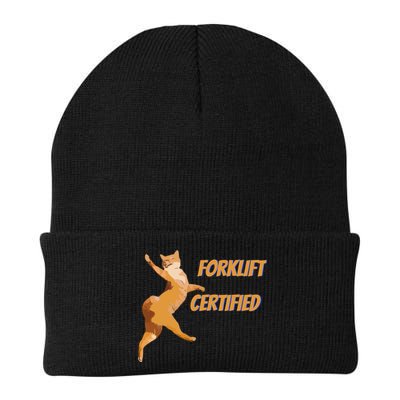 Forklift Certified Meme Funny Forklift Driver Forklift Operator Funny Meme Beanie