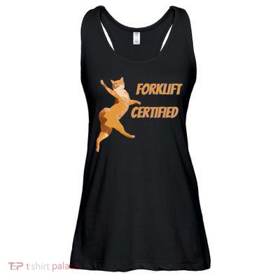 Forklift Certified Meme Funny Forklift Driver Forklift Operator Funny Meme Ladies Essential Flowy Tank