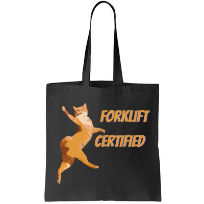 Forklift Certified Meme Funny Forklift Driver Forklift Operator Funny Meme Bag