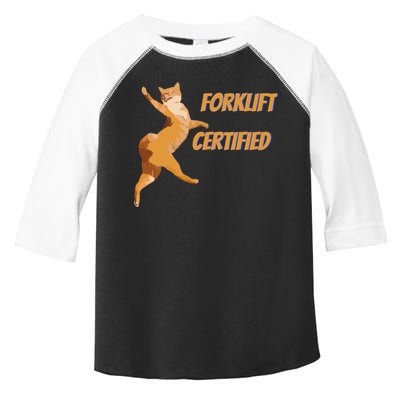 Forklift Certified Meme Funny Forklift Driver Forklift Operator Funny Meme Toddler Fine Jersey T-Shirt
