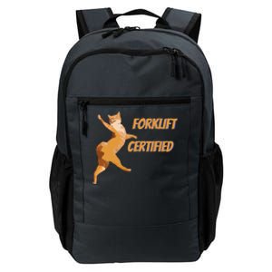 Forklift Certified Meme Funny Forklift Driver Forklift Operator Funny Meme Daily Commute Backpack