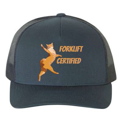 Forklift Certified Meme Funny Forklift Driver Forklift Operator Funny Meme Yupoong Adult 5-Panel Trucker Hat