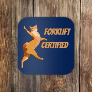 Forklift Certified Meme Funny Forklift Driver Forklift Operator Funny Meme Coaster