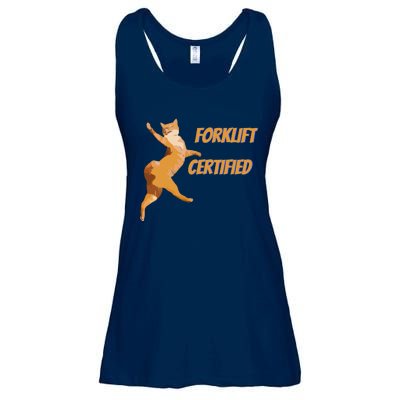 Forklift Certified Meme Funny Forklift Driver Forklift Operator Funny Meme Ladies Essential Flowy Tank