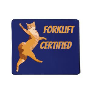 Forklift Certified Meme Funny Forklift Driver Forklift Operator Funny Meme Mousepad