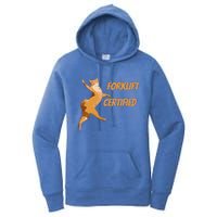 Forklift Certified Meme Funny Forklift Driver Forklift Operator Funny Meme Women's Pullover Hoodie