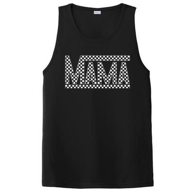 Funny Checkered Mama Black White Gift  PosiCharge Competitor Tank