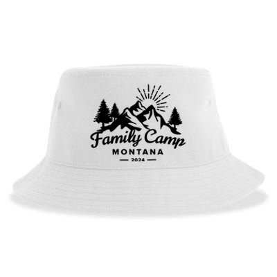 Family Camp Montana 2024 Matching Family Sustainable Bucket Hat