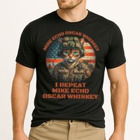 Funny Cat Military Mike Echo Oscar Foxtrot Meow Performance Shirt
