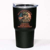 Funny Cat Military Mike Echo Oscar Foxtrot Meow Tumbler