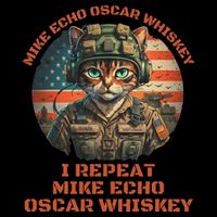 Funny Cat Military Mike Echo Oscar Foxtrot Meow Wool Snapback Cap