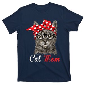 Funny Cat Mom For Cat LoversMothers Day Gift T-Shirt