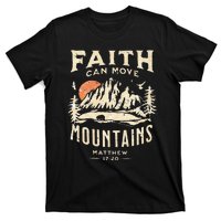 Faith Can Move Mountains Religious Bible Christian Jesus T-Shirt