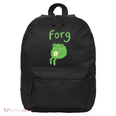 Frog Cake Meme Cute Aesthetic Forg 16 in Basic Backpack