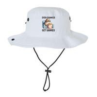 Funny Cat Meme Even Baddies Get Saddies Fat Cat Bucket Hat