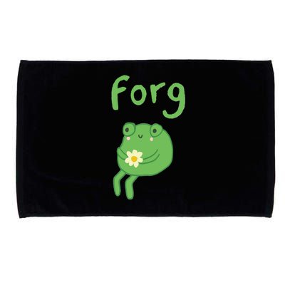 Frog Cake Meme Cute Aesthetic Forg Microfiber Hand Towel