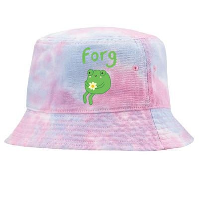 Frog Cake Meme Cute Aesthetic Forg Tie-Dyed Bucket Hat