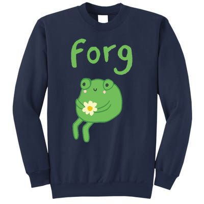 Frog Cake Meme Cute Aesthetic Forg Sweatshirt