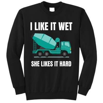 Funny Concrete Mixer - Cement Mixer Truck Driver Gift Sweatshirt