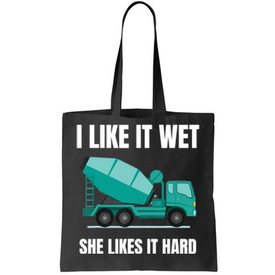 Funny Concrete Mixer - Cement Mixer Truck Driver Gift Tote Bag