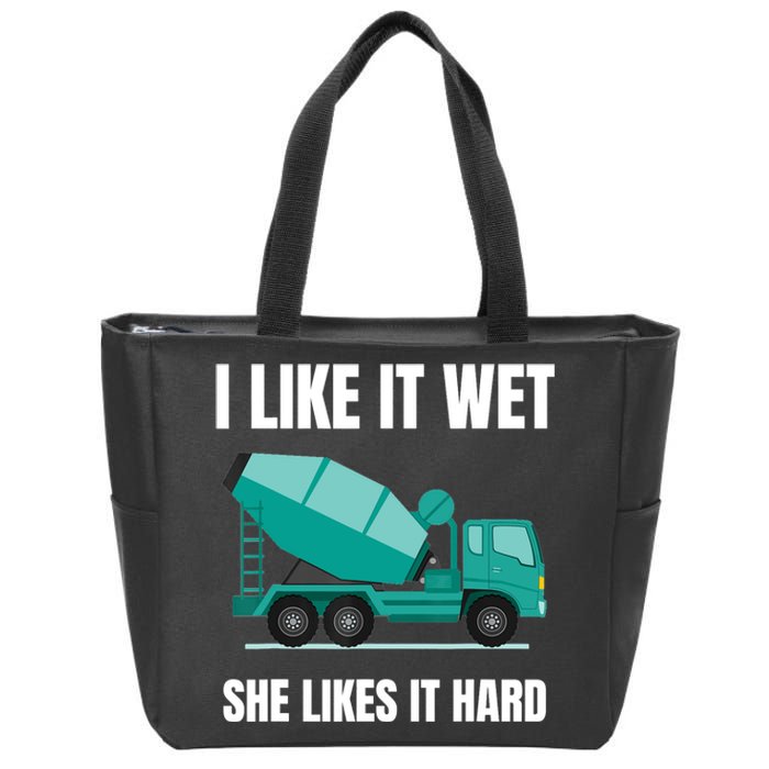 Funny Concrete Mixer - Cement Mixer Truck Driver Gift Zip Tote Bag