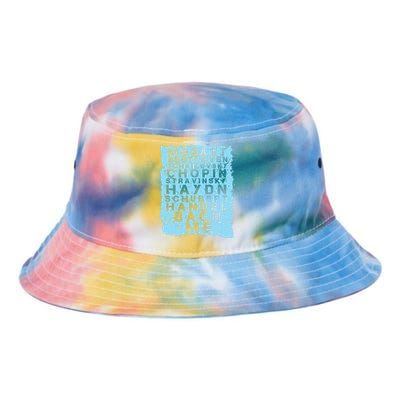 Famous Classical Music Composer Gift Musician Mozart Tie Dye Newport Bucket Hat