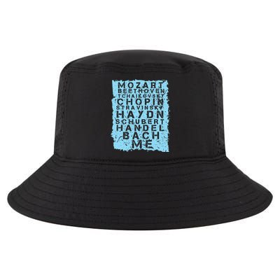 Famous Classical Music Composer Gift Musician Mozart Cool Comfort Performance Bucket Hat