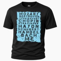 Famous Classical Music Composer Gift Musician Mozart Cooling Performance Crew T-Shirt