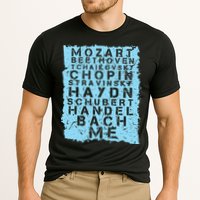 Famous Classical Music Composer Gift Musician Mozart Cooling Performance Crew T-Shirt