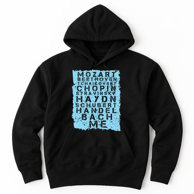 Famous Classical Music Composer Gift Musician Mozart Hoodie