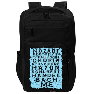 Famous Classical Music Composer Gift Musician Mozart Impact Tech Backpack