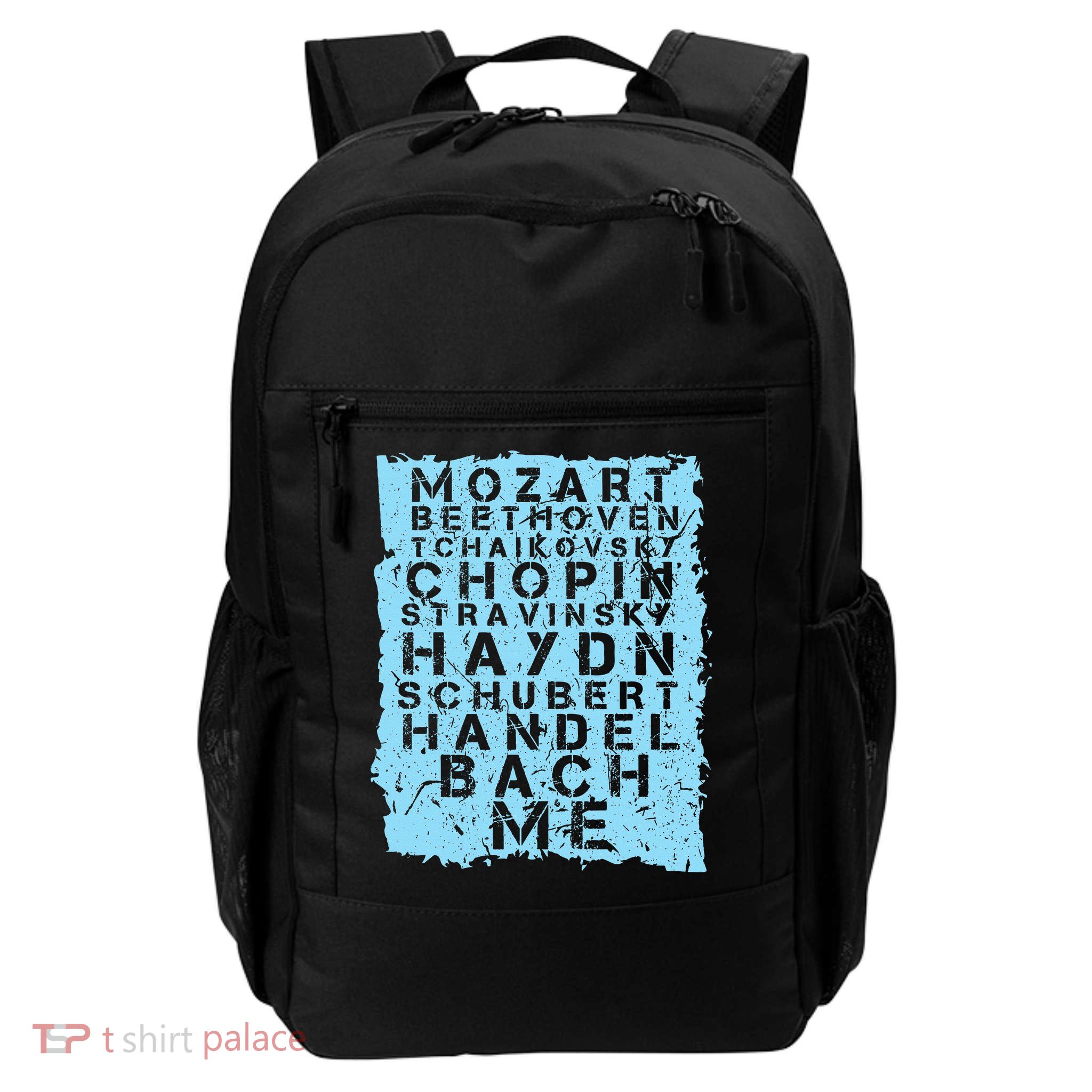 Famous Classical Music Composer Gift Musician Mozart Daily Commute Backpack