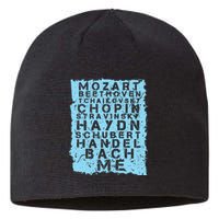 Famous Classical Music Composer Gift Musician Mozart Sustainable Beanie