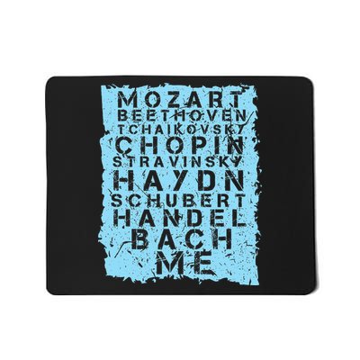 Famous Classical Music Composer Gift Musician Mozart Mousepad