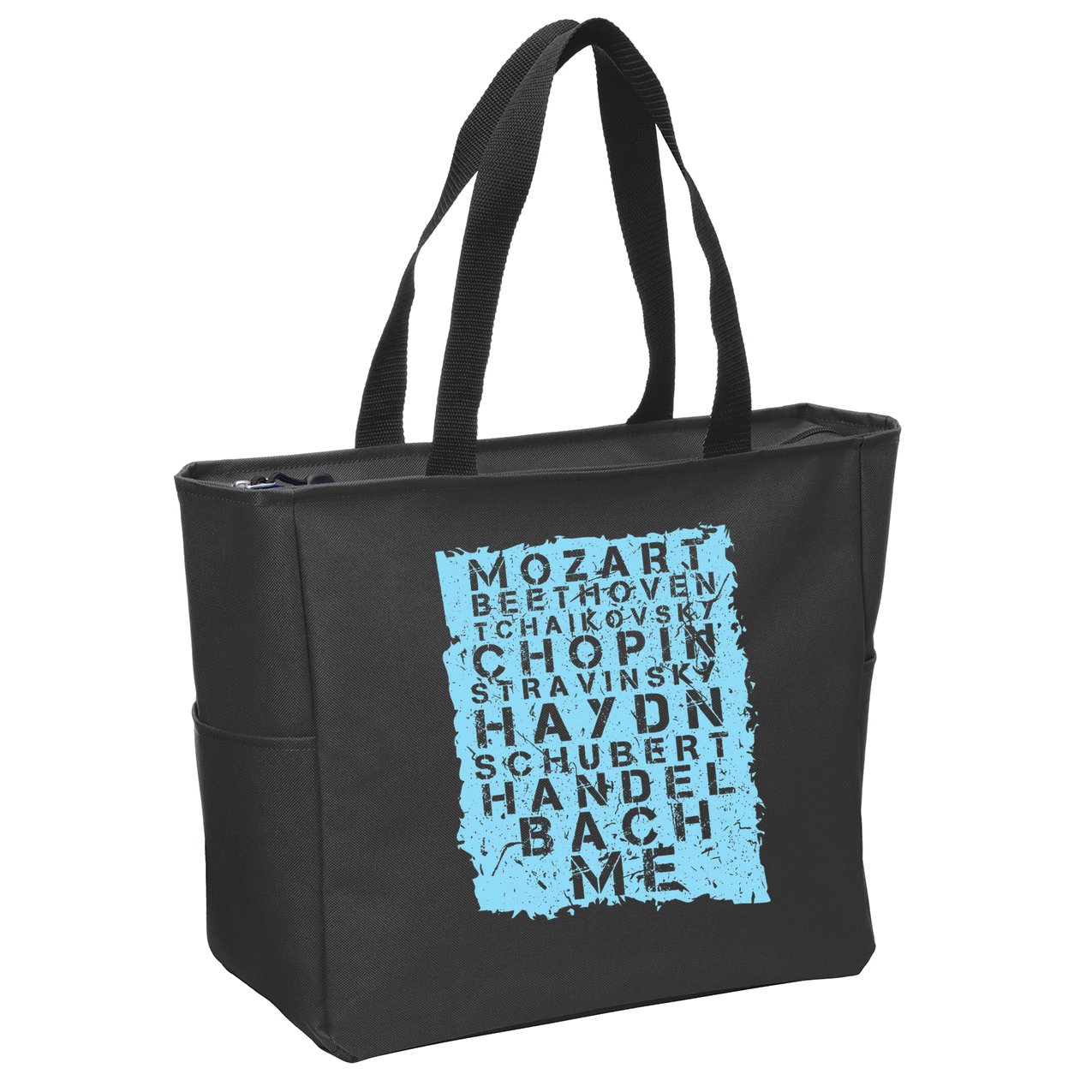 Famous Classical Music Composer Gift Musician Mozart Zip Tote Bag