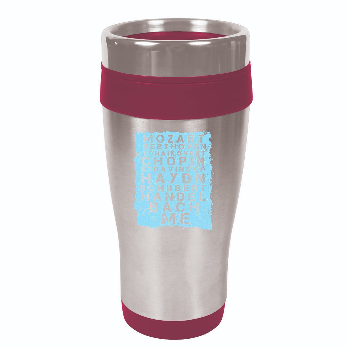 Famous Classical Music Composer Gift Musician Mozart 16oz Travel Tumbler