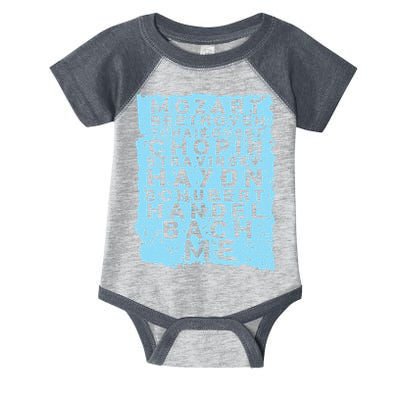 Famous Classical Music Composer Gift Musician Mozart Infant Baby Jersey Bodysuit