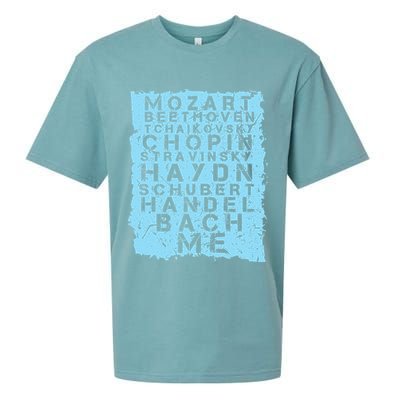 Famous Classical Music Composer Gift Musician Mozart Sueded Cloud Jersey T-Shirt