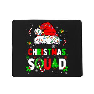 Family Christmas Matching Outfits Team Santa Elf Squad Mousepad