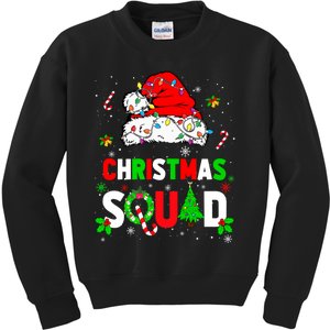 Family Christmas Matching Outfits Team Santa Elf Squad Kids Sweatshirt