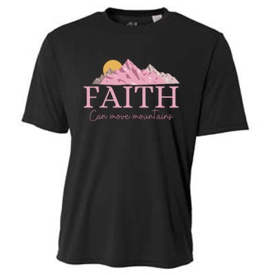 Faith Can Move Mountains Cooling Performance Crew T-Shirt