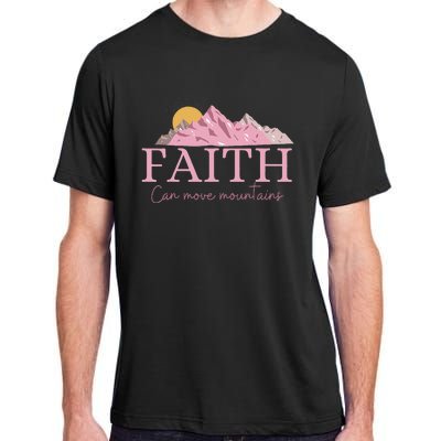 Faith Can Move Mountains Adult ChromaSoft Performance T-Shirt