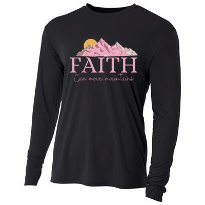 Faith Can Move Mountains Cooling Performance Long Sleeve Crew