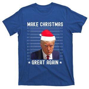 Funny Christmas Make Christmas Great Again Trump Mug Shot Gift T-Shirt