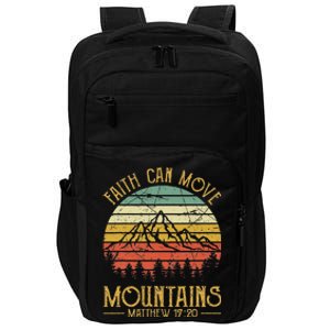 Faith Can Move Mountains Christian Impact Tech Backpack