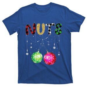 Funny Christmas Matching Couples Chest Nuts Ornaments Cute T-Shirt