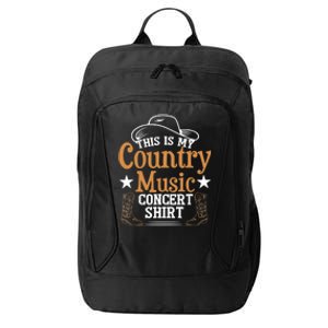 Funny Country Music City Backpack