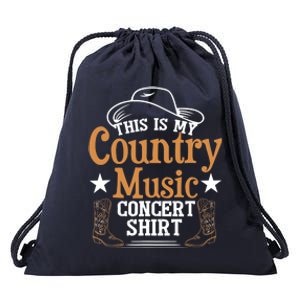 Funny Country Music Drawstring Bag