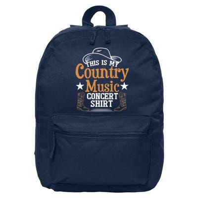 Funny Country Music 16 in Basic Backpack