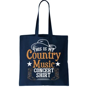 Funny Country Music Tote Bag